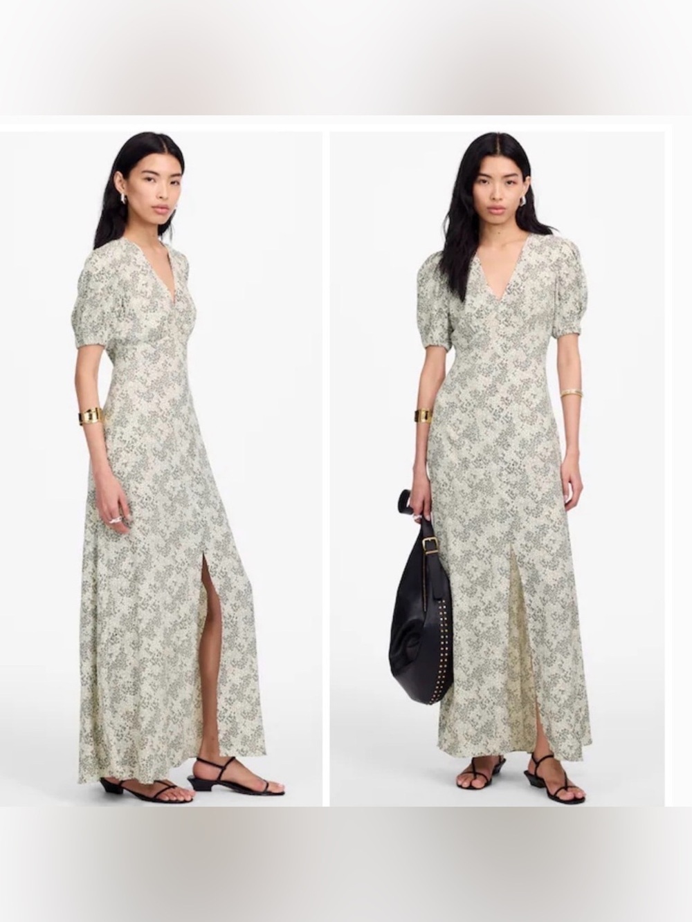 Madewell Floral Puff Sleeve